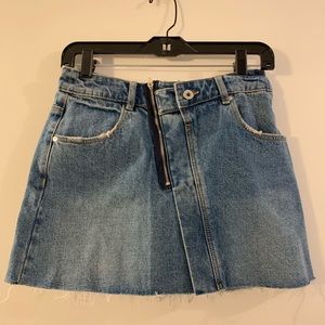 SOLD Zara Mini Denim Skirt